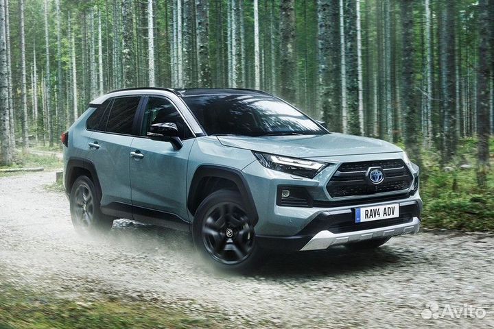 Накладка на бампер toyota rav4 adventure