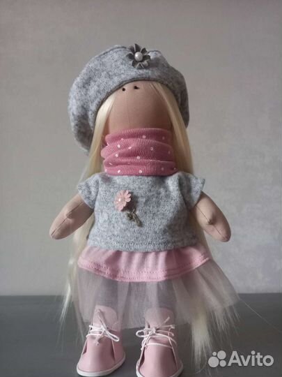 Интерьерная кукла ручной работы tilda