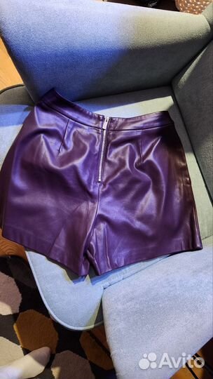 Шорты женские кожаные (иск)
