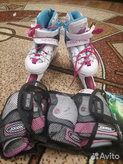 Продам раздвижные ролики для девочки