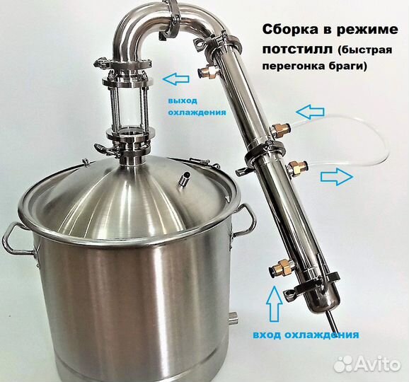 Рбк колонна бражная 3 в1, 2 дюйма 