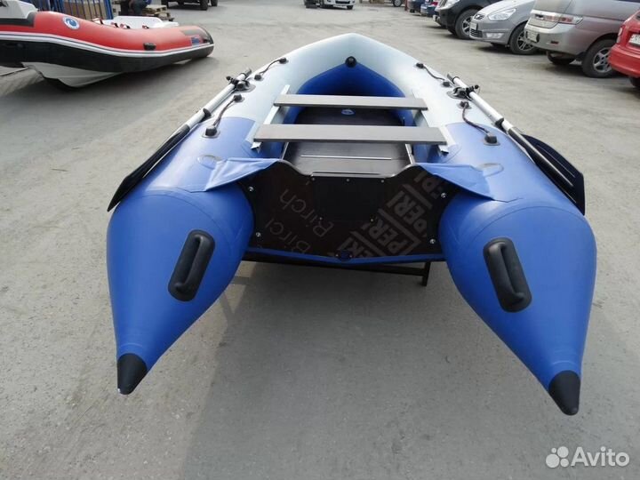 Лодка пвх Тритон 325 sport (P) серо-синий