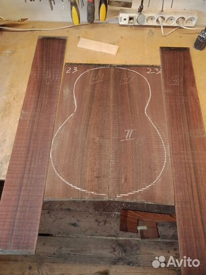 Индийский палисандр для гитар