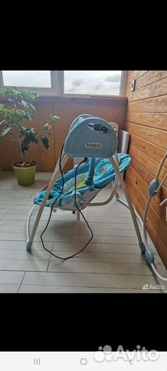 Детские электронные качели