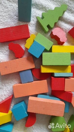 Кубики деревянные