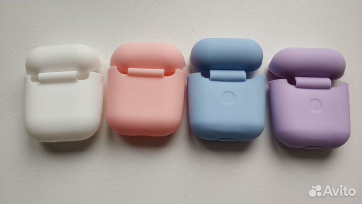 Новые Чехлы Silicone Case для Apple Airpods 2
