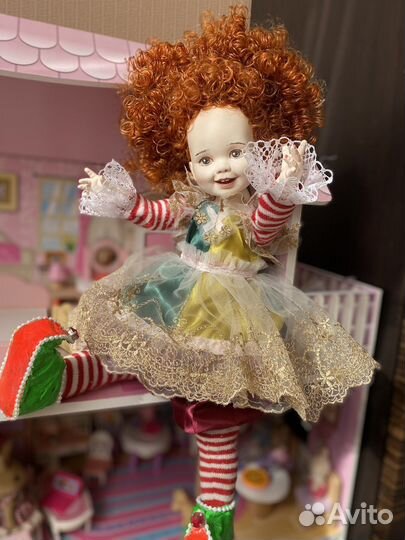 Интерьерная кукла ручной работы 35 см