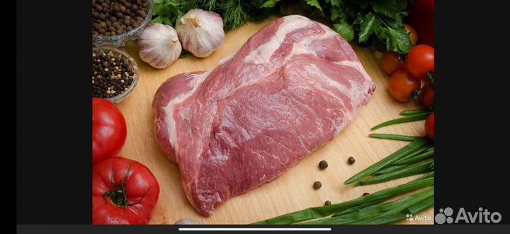 Домашнее мясо свинина