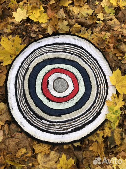 Вязаные коврики х/б