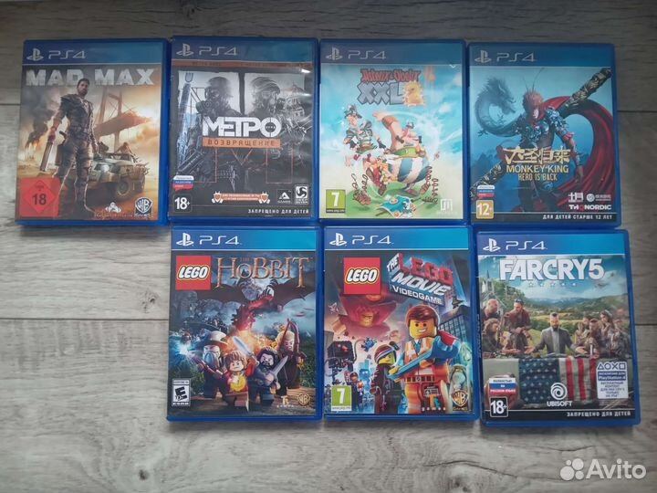 Игры для приставок ps4