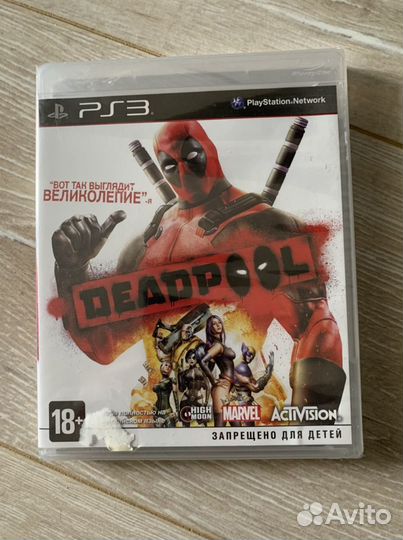Deadpool playstation ps3 новый