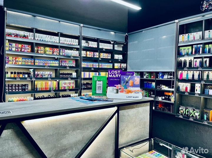 Готовый бизнес с вейпами в центре города