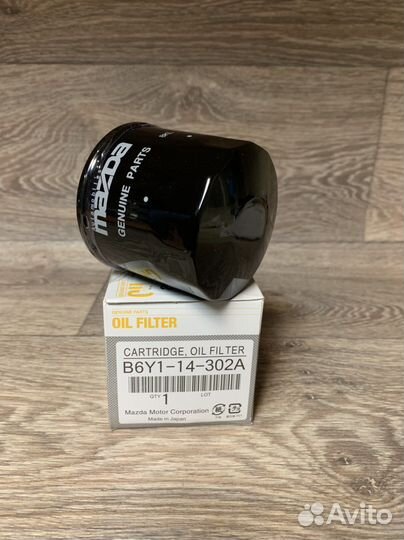 Фильтр масляный Mazda, B6Y1-14-302A