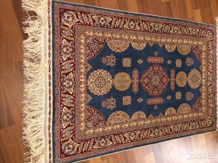 Турецкий шёлковый ковер ручной работы