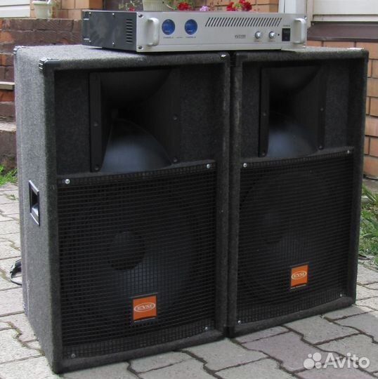 Колонки EVM 1400W QS153 Pro-Стерео Усилитель звука