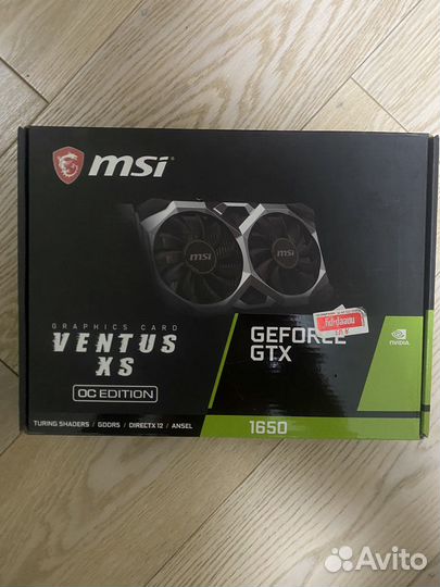 Видеокарта msi geforce gtx 1650