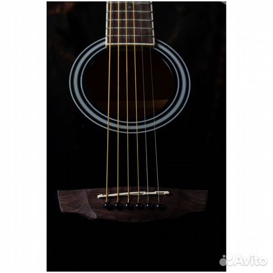 Акустическая гитара Flight D-200 BK