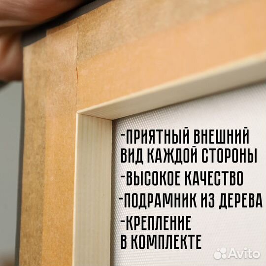 Портрет печать на холсте Картина по фото на заказ