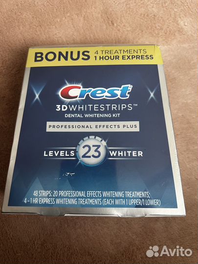 Crest 3D white professional 48 полосок