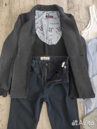 Рубашки, пиджак, джемпер, брюки, р.152