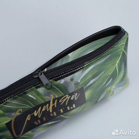 Пенал мягкий, 1 отделение, 95 х 205 мм, плоский, п