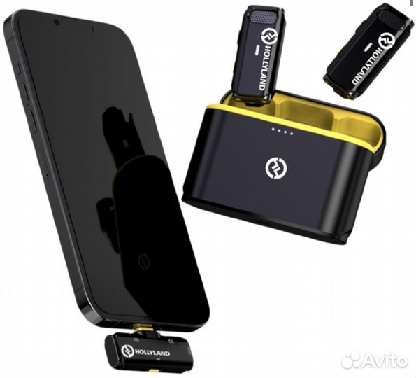 Радиосистема Hollyland Lark C1 Duo Type-C Чёрная