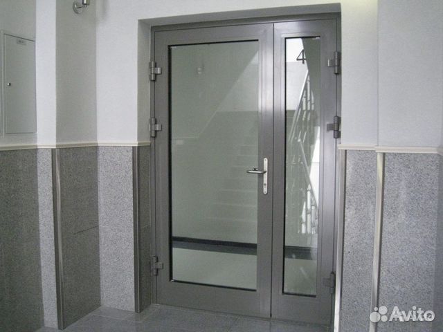 Двери алюминиевые