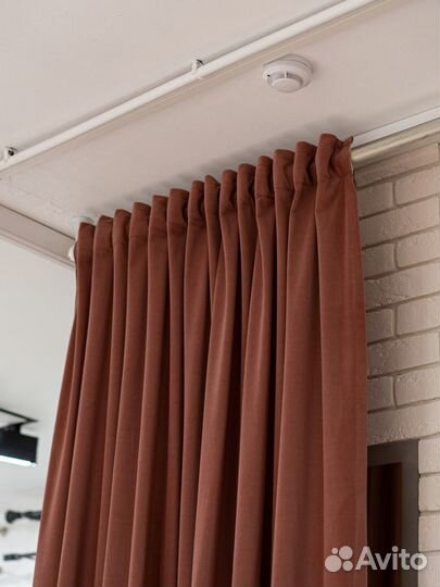 Комплект штор Велюр 2,0м+2,0м (Роза)