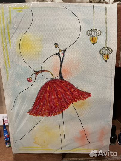 Картины 30 на 40 акварель