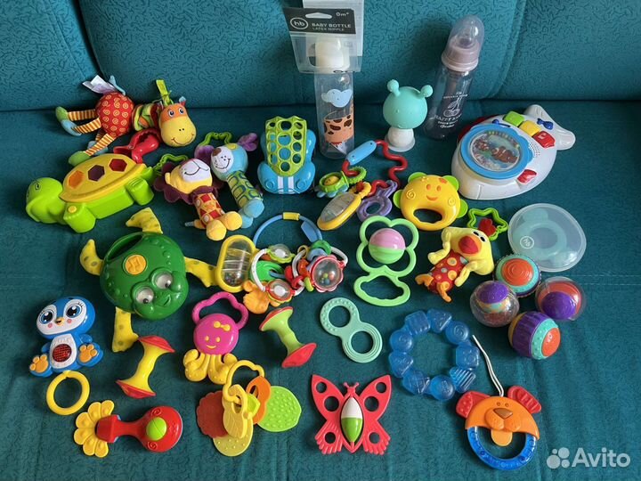 Игрушки погремушки грызунок пакетом