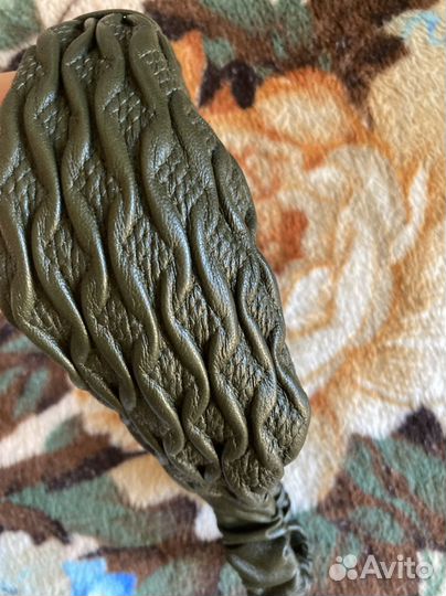 Ободок обруч Mango натуральная кожа