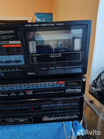 Fisher ca-335,fm-60,cr-w34 стерео комплект