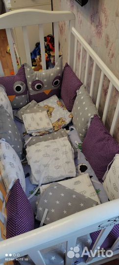 Бортики и постельное белье