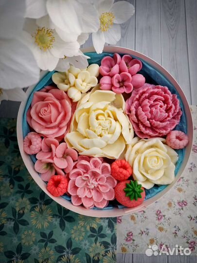 Съедобные букеты из мягкого шоколада