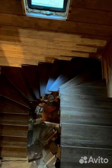 Лестница забежная под ключ