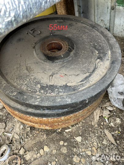 Штанга гриф блины бу