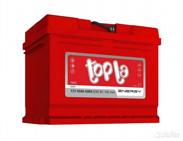 Аккумулятор (акб) Topla Energy E60X 60Ah пп 600A
