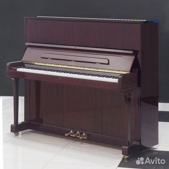 Пианино Petrof Higher P 125 F1 (BU) красное дерев