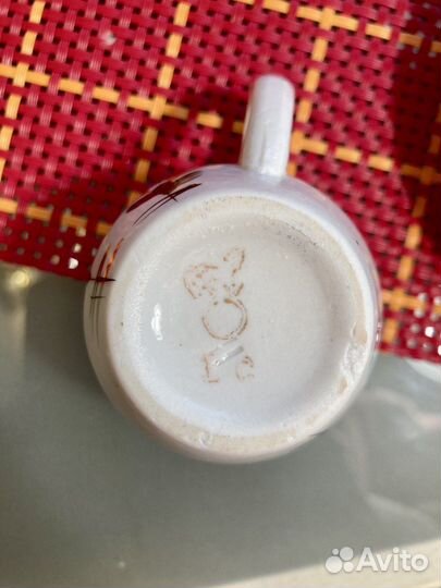 Набор кофейных чашек.Винтаж,ссср.Зугдиди,Грузия