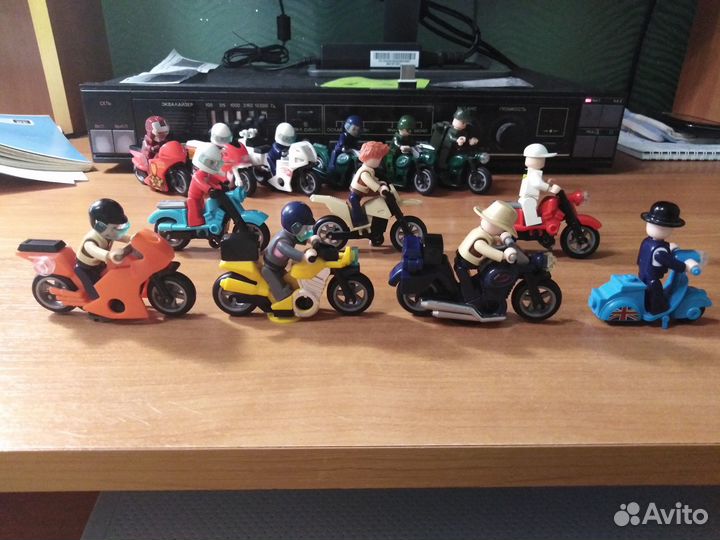 Лего и Sluban мотоциклы и человеки