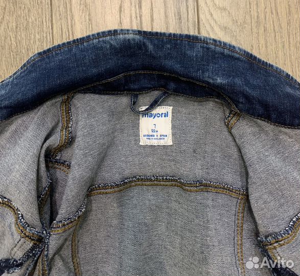 Джинсовая куртка для мальчика 122