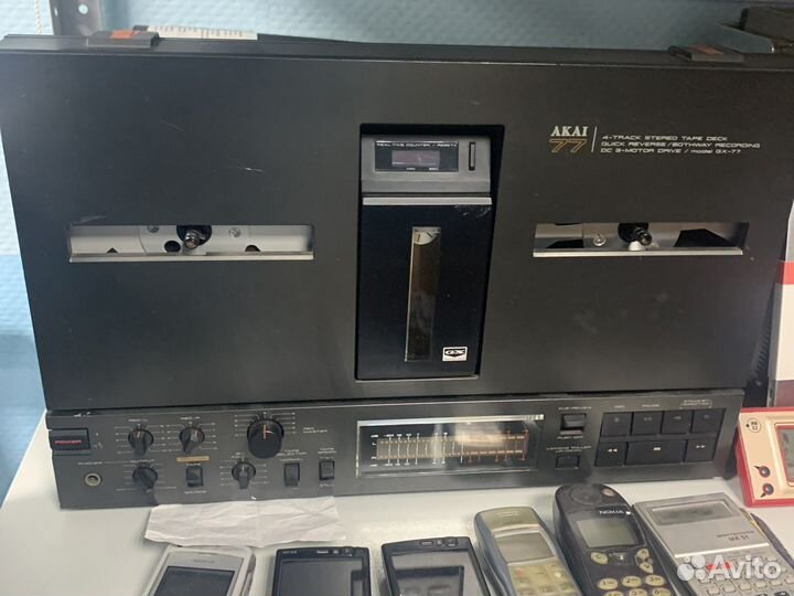 Катушечный магнитофон akai gx 77