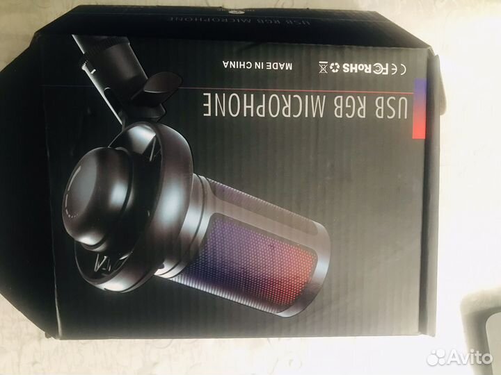 Игровой Микрофон с RGB Подсветкой