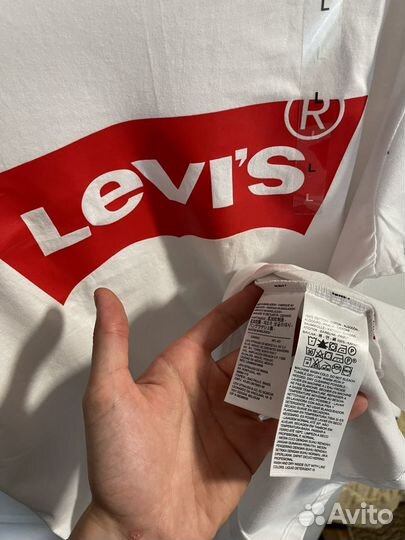 Футболка levis big logo оригинал