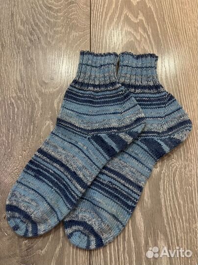 Носки мужские ручной вязки