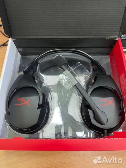 Игровые наушники Hyperx Cloud Stinger Black-Red