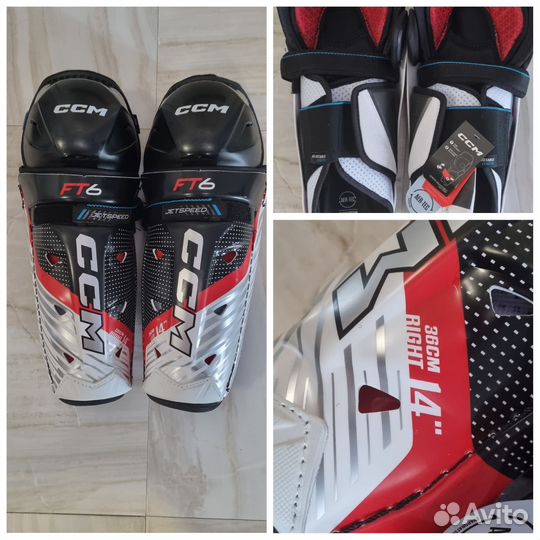 Хоккейные щитки CCM jetspeed FT6, Sr14