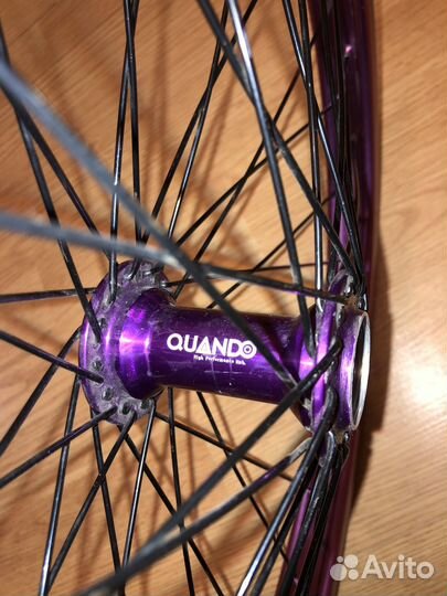 Переднее колесо на BMX quando 48 спиц