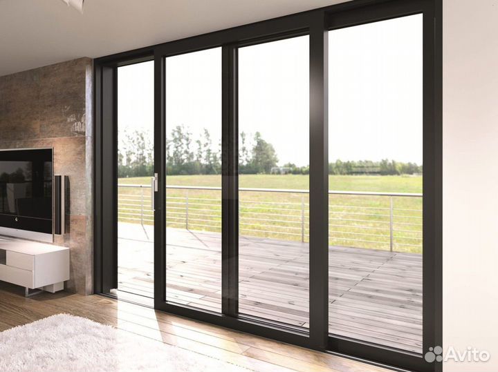 Раздвижные окна для беседок / террас / веранд