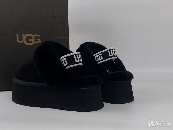 Ugg Funkette Suede Platform Black